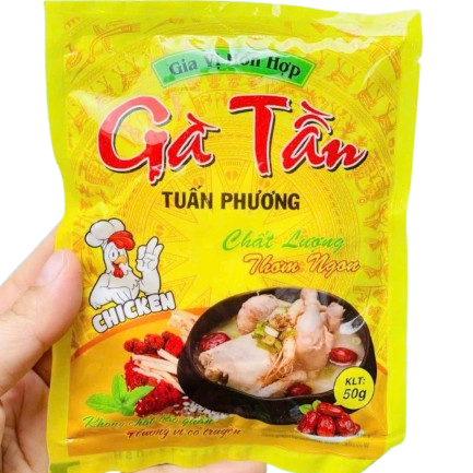 Gia vị gà tần Tuấn Phương・鶏肉の甘ハーブ煮込み調味料（50gx50pack）